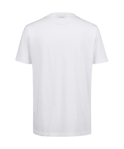 HUGO(ヒューゴ)の「リラックスフィット コットンTシャツ ウィズ アイスバーグ グラフィック(Tシャツ/カットソー・メンズ・ブラック/ホワイト・S/M/L/XL/XS)」の6枚目の写真