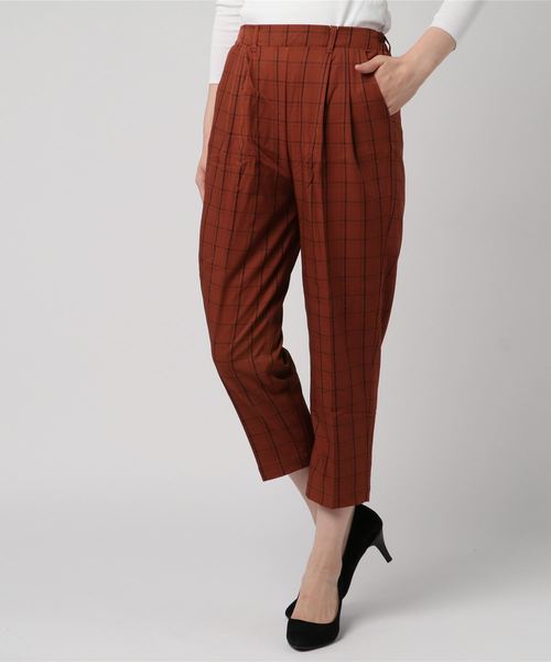 セール 先染めウィンドウペンチェックテーパードパンツ その他パンツ Styleblock スタイルブロック のファッション通販 Zozotown