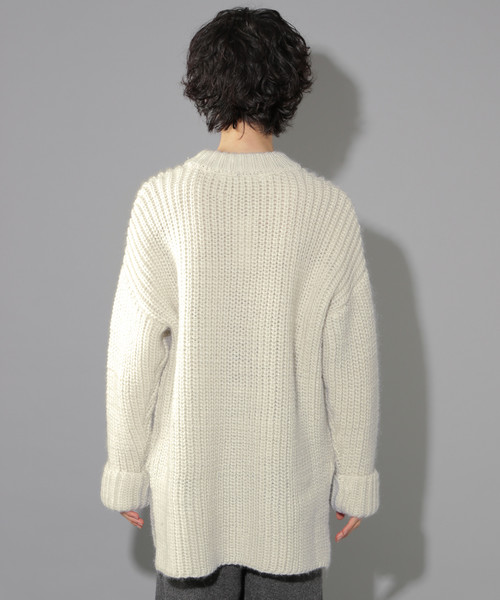 PAGEBOY(ページボーイ)の「BIGニットチュニック(ニット/セーター・レディース・ベージュ/オフホワイト・FREE)」の16枚目の写真