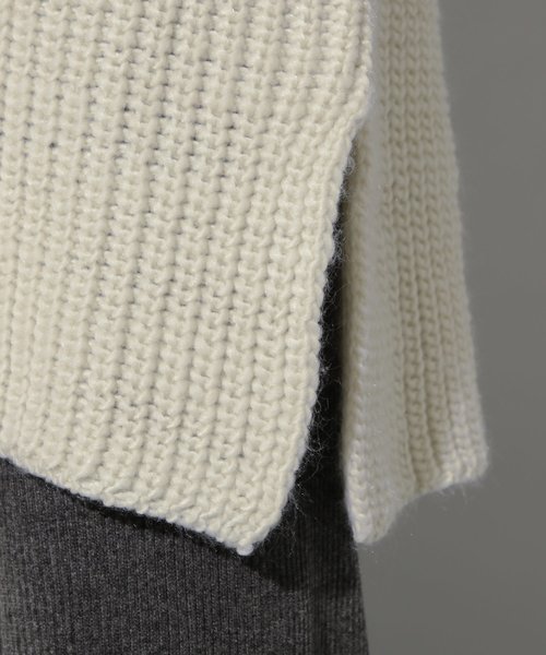 PAGEBOY(ページボーイ)の「BIGニットチュニック(ニット/セーター・レディース・ベージュ/オフホワイト・FREE)」の12枚目の写真