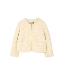 新品同様❤︎ジルスチュアート エンディローブ・ノラツィードノーカラーブルゾン・S JILL STUART（ジルスチュアート）の「◇《Endy ROBE》ノラツィードノー