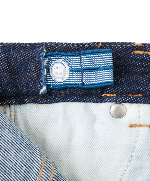 X-girl Stages（エックスガールステージス）の「NEW STRETCH JEAN （12M～3T）（デニムパンツ・キッズ・インディゴブルー・2T）」の3枚目の写真