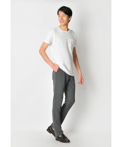 EVOLUTION(エボリューション)の「表情豊かな上質なパイルTシャツ セットアップ(Tシャツ/カットソー・メンズ・オフホワイト/ブラック/ネイビー・MEDIUM/LARGE/X-LARGE)」の9枚目の写真