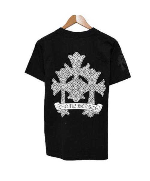 クロムハーツ Tシャツ　s 古着 CHROME HEARTS クロムハーツ OLD CEMETERY CROSS S/S TEE