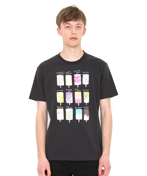 ベーシックｔシャツ ヴァリアスアイスクリーム スミクロ Tシャツ カットソー Design Tshirts Store Graniph デザイン ティーシャツ ストア グラニフ のファッション通販 Zozotown
