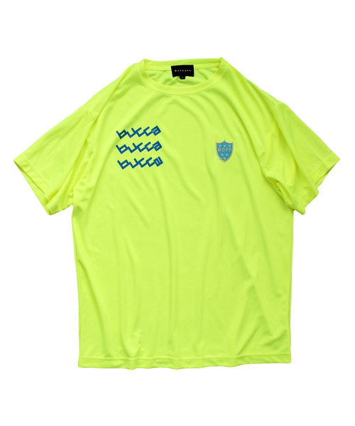 BUCCA 44（ブッカフォーティーフォー）の「【BUCCA 44】メッシュスポーツT（Tシャツ/カットソー・メンズ・イエロー/オレンジ・LARGE/MEDIUM/X-LARGE/XX-LARGE/XXX-LARGE）」の2枚目の写真