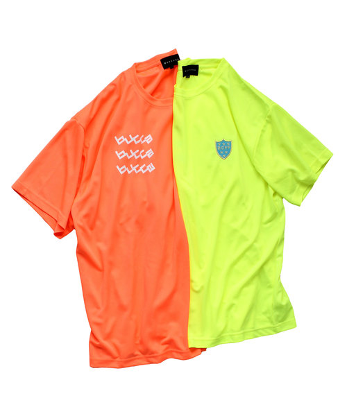 BUCCA 44（ブッカフォーティーフォー）の「【BUCCA 44】メッシュスポーツT（Tシャツ/カットソー・メンズ・イエロー/オレンジ・LARGE/MEDIUM/X-LARGE/XX-LARGE/XXX-LARGE）」の3枚目の写真