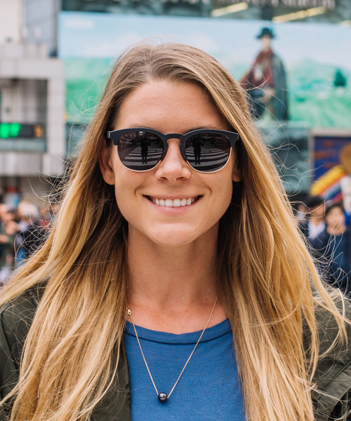 sunski(サンスキ)の「SUNSKI(サンスキー)AVILA アヴィラ 偏光レンズサングラス(サングラス・レディース・ブラック/ブラウン/クリア/その他1/その他3/その他2/ブラック×グレー・FREE)」の2枚目の写真