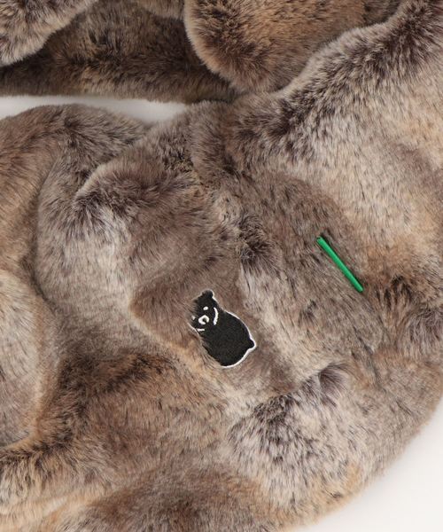 FRAPBOIS（フラボア）の「ＺＯＯスヌード（ストール/ショール・レディース・ブラック/ベージュ系その他・FREE）」の3枚目の写真