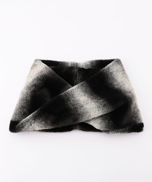 FRAPBOIS（フラボア）の「ＺＯＯスヌード（ストール/ショール・レディース・ブラック/ベージュ系その他・FREE）」の5枚目の写真