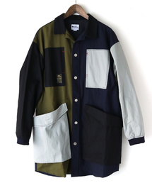 gym master（ジムマスター）の「モンスターポケットロングシャツ（ステンカラーコート）」