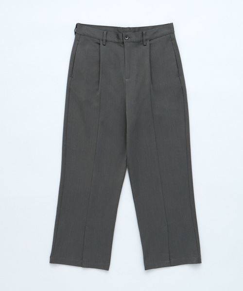 EMMA CLOTHES(エマクローズ)の「TRストレッチスーツ地 センタースリットタックワイドパンツ(その他パンツ・メンズ・ブラック/ブラック系その他/ブラウン系その他・S/M/L)」の4枚目の写真