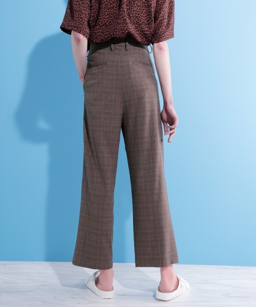 EMMA CLOTHES(エマクローズ)の「TRストレッチスーツ地 センタースリットタックワイドパンツ(その他パンツ・メンズ・ブラック/ブラック系その他/ブラウン系その他・S/M/L)」の12枚目の写真