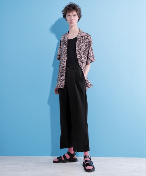 EMMA CLOTHES(エマクローズ)の「TRストレッチスーツ地 センタースリットタックワイドパンツ(その他パンツ・メンズ・ブラック/ブラック系その他/ブラウン系その他・S/M/L)」の22枚目の写真