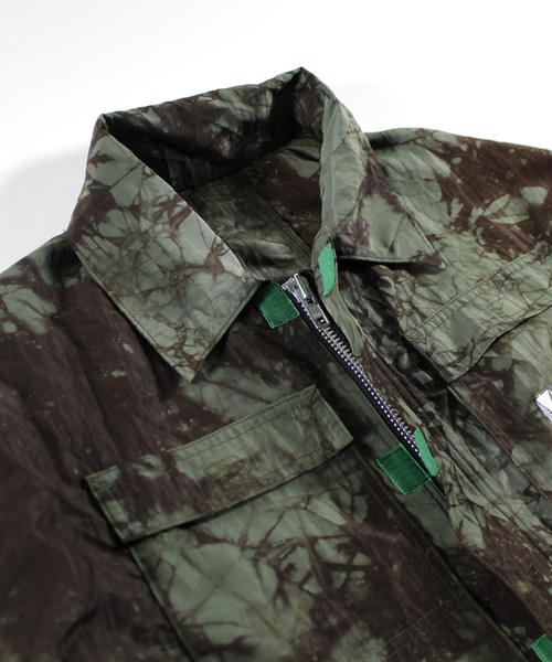 MYne（マイン）の「MYne/マイン dyed nylon jacket タイダイ柄ナイロン
