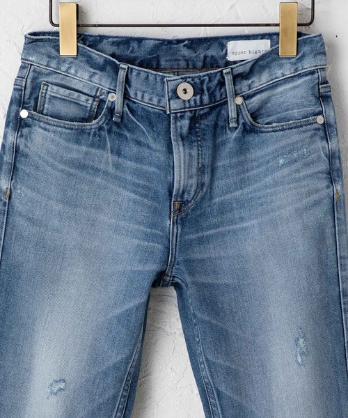 upperhights（アッパーハイツ）の「アッパーハイツ upperhights / ザ ステラ "THE STELLA"（デニムパンツ・レディース・ブルー/ライトブルー・23/24/25/26）」の15枚目の写真