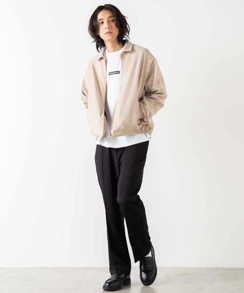 WEGO（ウィゴー）の「WEGO/【セットアップ対応商品】TRスウィングトップ/シャツジャケット（ブルゾン・メンズ・ブラック/ベージュ・MEDIUM/LARGE）」の20枚目の写真