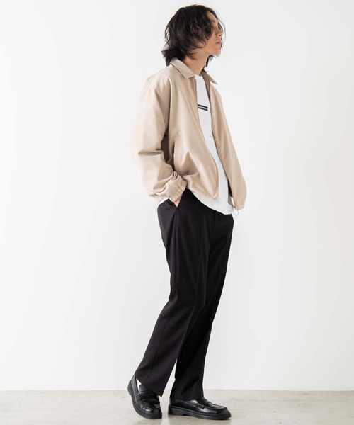 WEGO（ウィゴー）の「WEGO/【セットアップ対応商品】TRスウィングトップ/シャツジャケット（ブルゾン・メンズ・ブラック/ベージュ・MEDIUM/LARGE）」の15枚目の写真