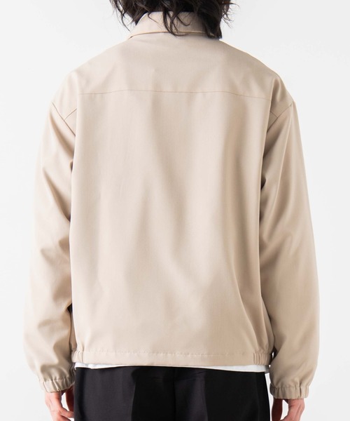 WEGO（ウィゴー）の「WEGO/【セットアップ対応商品】TRスウィングトップ/シャツジャケット（ブルゾン・メンズ・ブラック/ベージュ・MEDIUM/LARGE）」の19枚目の写真