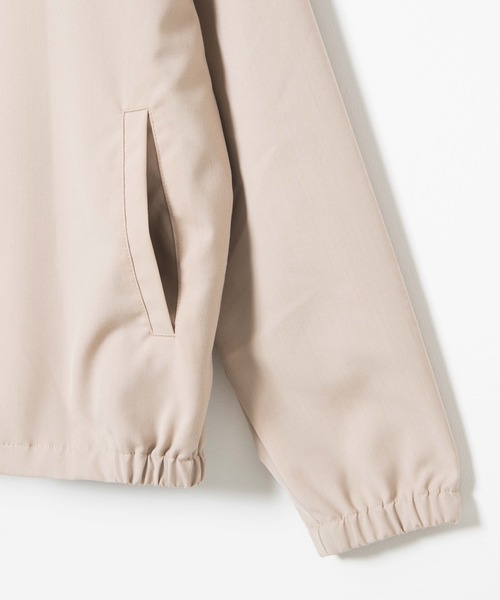 WEGO（ウィゴー）の「WEGO/【セットアップ対応商品】TRスウィングトップ/シャツジャケット（ブルゾン・メンズ・ブラック/ベージュ・MEDIUM/LARGE）」の6枚目の写真