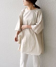 SHIPS（シップス）の「【WEB限定】サイドスリットビッグTEE◇（Tシャツ/カットソー・レディース）」