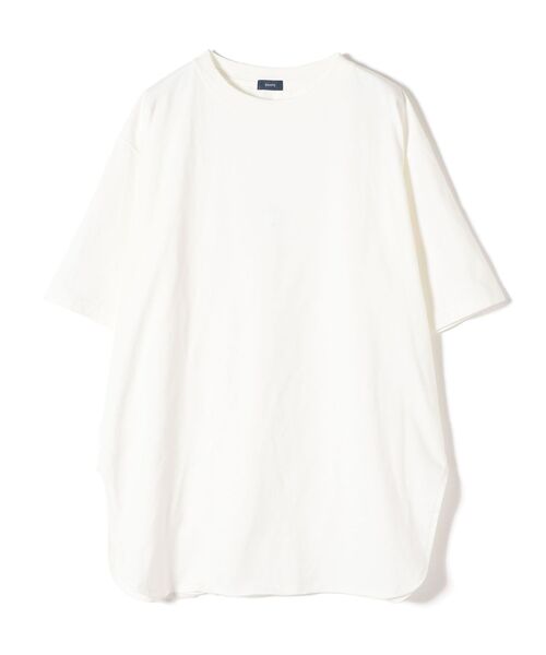 SHIPS（シップス）の「【WEB限定】サイドスリットビッグTEE◇（Tシャツ/カットソー・レディース・ホワイト/ブラック/ベージュ/ブラウン/ライトブルー/オリーブ/ダークグレー/ラベンダー/ナチュラル・38/36）」の10枚目の写真