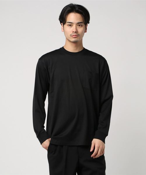 handvaerk（ハンドバーク）の「handvaerk / ハンドバーグ　ロングスリーブTEE（Tシャツ/カットソー・メンズ・ホワイト/スカイブルー/ブラック/ナチュラル・M/L）」の2枚目の写真