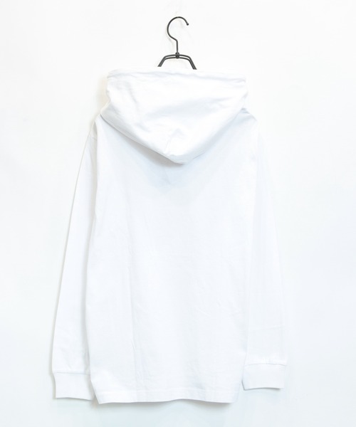 Champion(チャンピオン)の「Champion/チャンピオン LONG SLEEVE HOODED T-SHIRT-C3-M414(Tシャツ/カットソー・メンズ・ホワイト/ブラック/バイオレット・M/L/XL)」の9枚目の写真