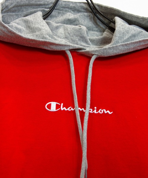 Champion(チャンピオン)の「Champion/チャンピオン LONG SLEEVE HOODED T-SHIRT-C3-M414(Tシャツ/カットソー・メンズ・ホワイト/ブラック/バイオレット・M/L/XL)」の6枚目の写真