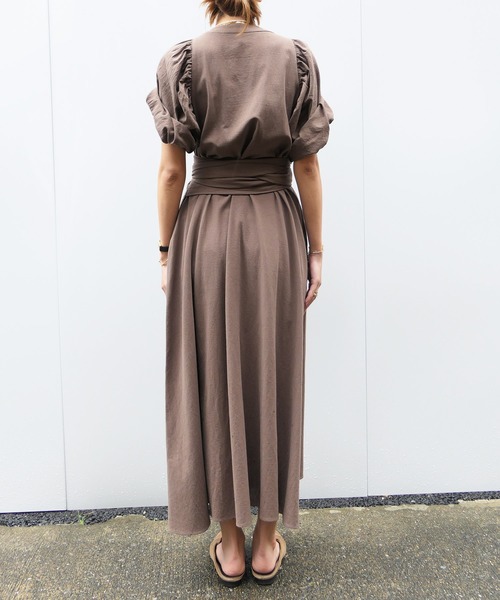 AKTE（アクテ）の「カシュクールワイドリボンワンピース（ワンピース 