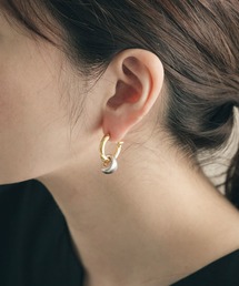 SMELLY | コンビメッキミニフープピアス(ピアス（両耳用）)