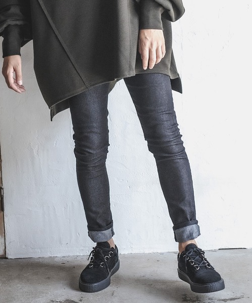 d3d5（ディースリーディーファイブ）の「mp8292-デニムスキニー デニムパンツ（デニムパンツ・メンズ・ブラック・FREE）」の10枚目の写真