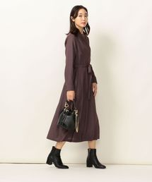 SHIPS any:ジオメトリックシャツワンピース◇