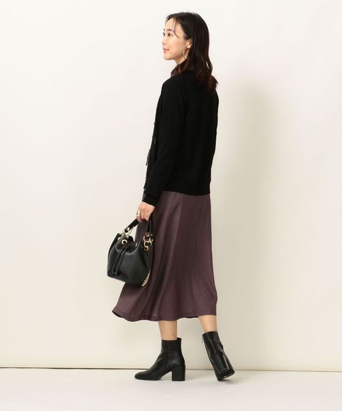 SHIPS any（シップス エニィ）の「SHIPS any:ジオメトリックシャツワンピース◇（シャツワンピース・レディース・キャメル/ピンク・ONE SIZE）」の4枚目の写真