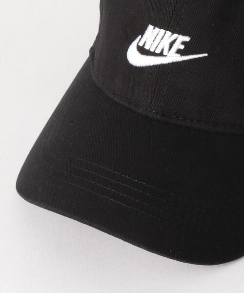 NIKE（ナイキ）の「NIKE（ナイキ）FUTURA CURVE CAP（キャップ・キッズ・ブラック/コバルトブルー・FREE）」の6枚目の写真