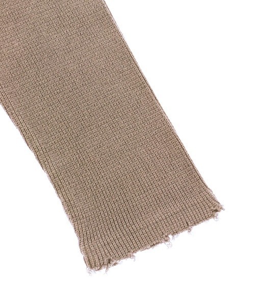 カットソー(長袖/七分) ALEXIA STAM - Round Hem Waffle Top Mocha ALEXIA STAM（アリシアスタン）の「Two-Way Waffle Top /2way