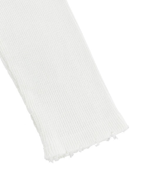 ALEXIA STAM（アリシアスタン）の「Round Hem Waffle Top/ラウンドヘムワッフルトップ（Tシャツ/カットソー・レディース・アイボリー/モカ/ネイビー・FREE）」の11枚目の写真