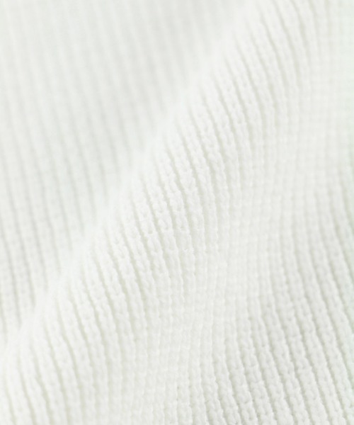 ALEXIA STAM（アリシアスタン）の「Round Hem Waffle Top/ラウンドヘムワッフルトップ（Tシャツ/カットソー・レディース・アイボリー/モカ/ネイビー・FREE）」の16枚目の写真