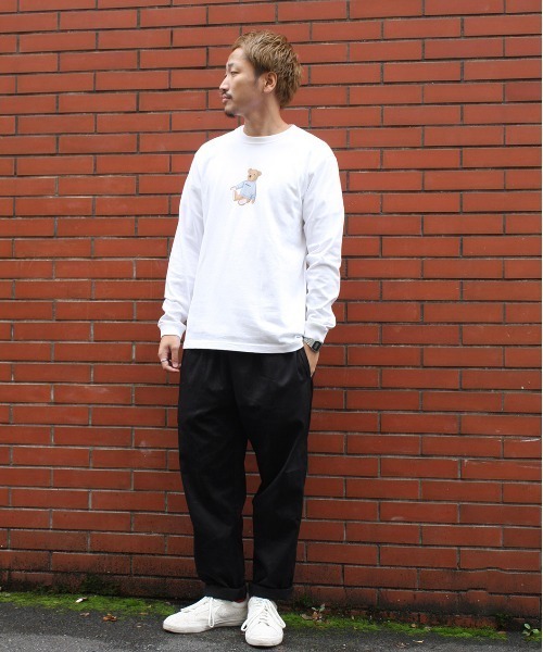 CHARI&CO(チャリアンドコー)の「【CHARI&CO】THE BEAR L/S TEE(Tシャツ/カットソー・メンズ・ホワイト/ブラック/グレー・MEDIUM/LARGE/X-LARGE)」の22枚目の写真