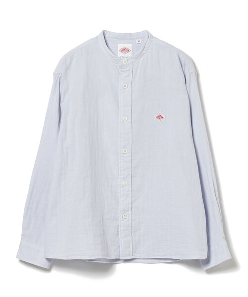 Ray BEAMS(レイビームス)の「DANTON / ノーカラー シャツ(シャツ/ブラウス・レディース・ホワイト/ライトブルー・38/36)」の17枚目の写真