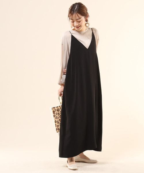 セール ワンピース コクーンキャミワンピース ワンピース Liesse リエス のファッション