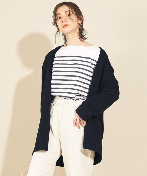 BEAUTY&YOUTH UNITED ARROWS（ビューティーアンドユースユナイテッドアローズ）の「【WEB限定】by∴ ブークレダブルフェイスガウン（カーディガン/ボレロ・レディース・ネイビー/ライトグレー/ライトブルー/ライム・FREE）」の20枚目の写真