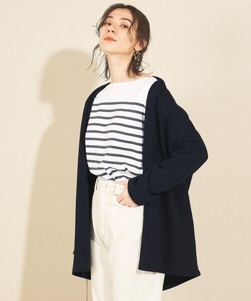 BEAUTY&YOUTH UNITED ARROWS（ビューティーアンドユースユナイテッドアローズ）の「【WEB限定】by∴ ブークレダブルフェイスガウン（カーディガン/ボレロ・レディース・ネイビー/ライトグレー/ライトブルー/ライム・FREE）」の21枚目の写真