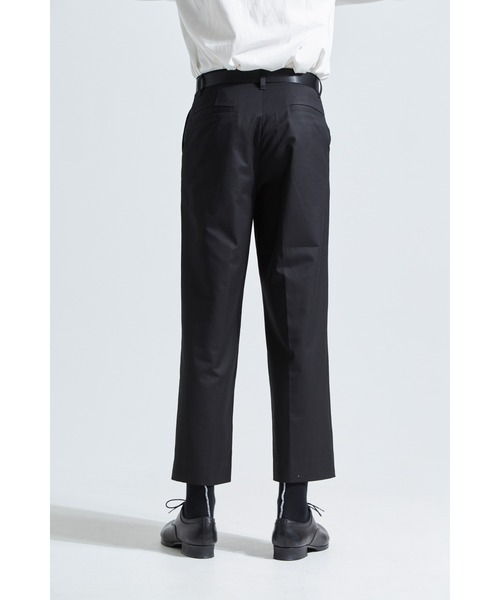 A‘gem 9（エージェムナイン）の「『A'GEM/9』ベルト付きワイドスラックス（スラックス・メンズ・ブラック/A・M/L）」の6枚目の写真