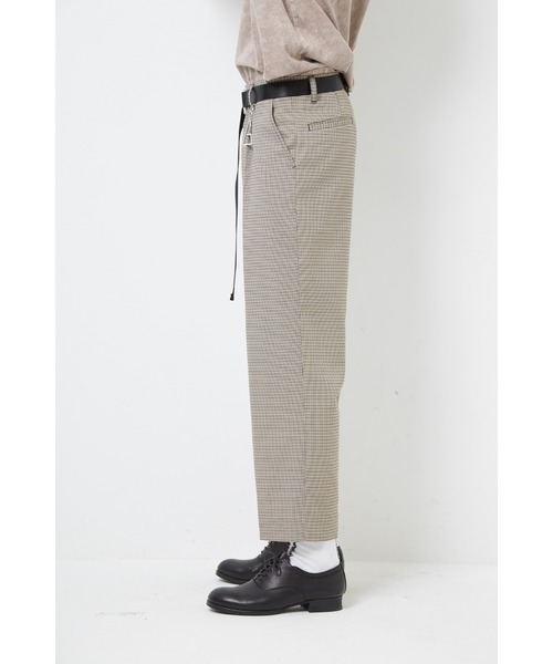 A‘gem 9（エージェムナイン）の「『A'GEM/9』ベルト付きワイドスラックス（スラックス・メンズ・ブラック/A・M/L）」の8枚目の写真