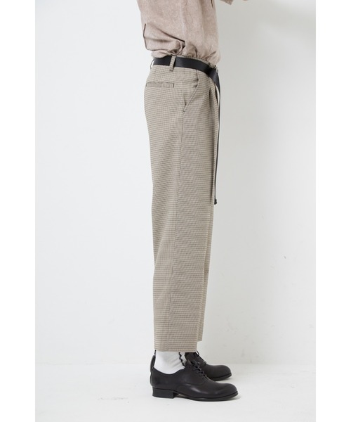 A‘gem 9（エージェムナイン）の「『A'GEM/9』ベルト付きワイドスラックス（スラックス・メンズ・ブラック/A・M/L）」の9枚目の写真