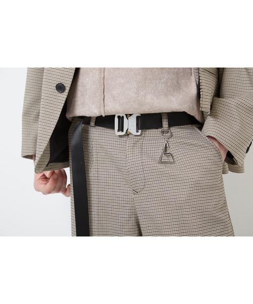 A‘gem 9（エージェムナイン）の「『A'GEM/9』ベルト付きワイドスラックス（スラックス・メンズ・ブラック/A・M/L）」の12枚目の写真