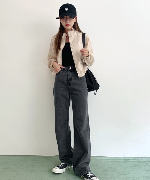 muahmuah（ムーアムーア）の「『muah muah/ムーアムーア』POINT RELAX FIT BLACK JEAN/ポイント リラックスフィット ブラックジーンズ（デニムパンツ・レディース・ブラック・S/M）」の11枚目の写真