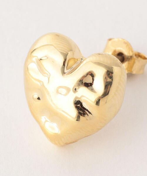 green label relaxing（グリーンレーベルリラクシング）の「SC ハート カボション メタル ピアス（ピアス（両耳用）・レディース・ゴールド/シルバー・FREE）」の5枚目の写真