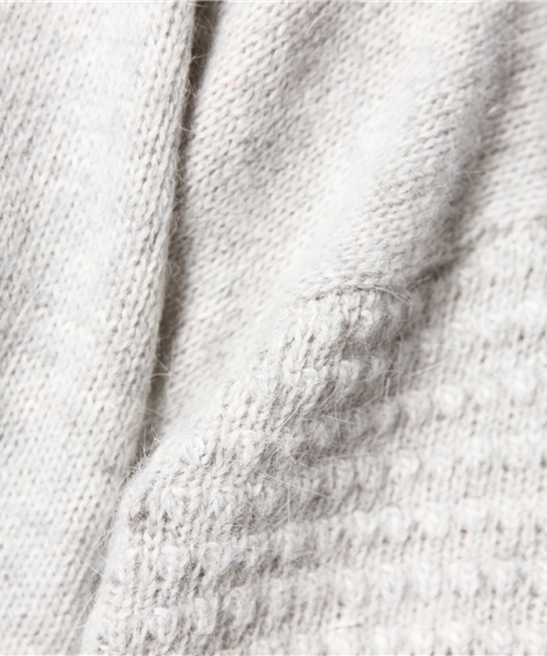 MAJESTIC LEGON（マジェスティックレゴン）の「◇アンゴラ混ビジューＰＯ（ニット/セーター・レディース・アイボリー/ピンク/グレー/ブルー/ブルー系その他・FREE）」の6枚目の写真